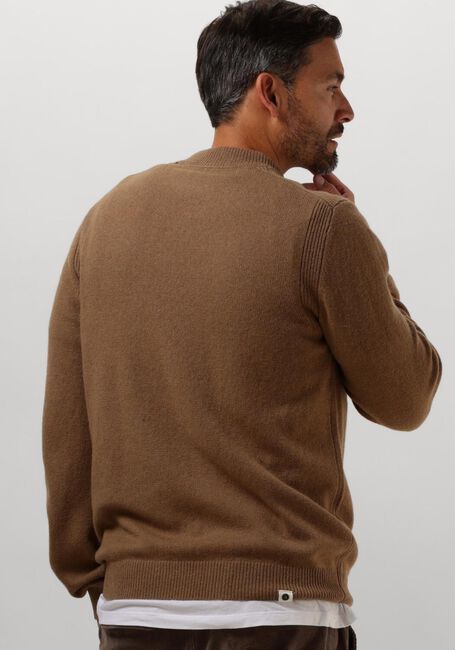 Bruine ANERKJENDT Trui AKRICO LAMBSWOOL KNIT - large