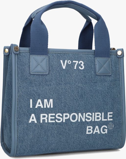Blauwe V73 Shopper RESPONSIBILITY BIS SHOPPING | Omoda