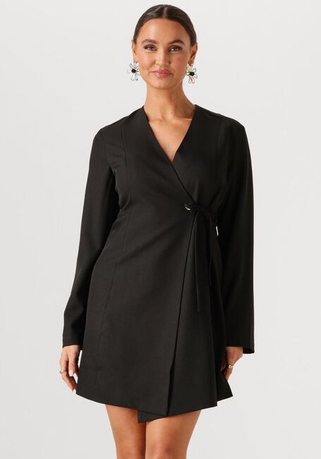 Zwarte NEO NOIR Mini jurk SENDRA EYELET DRESS - large