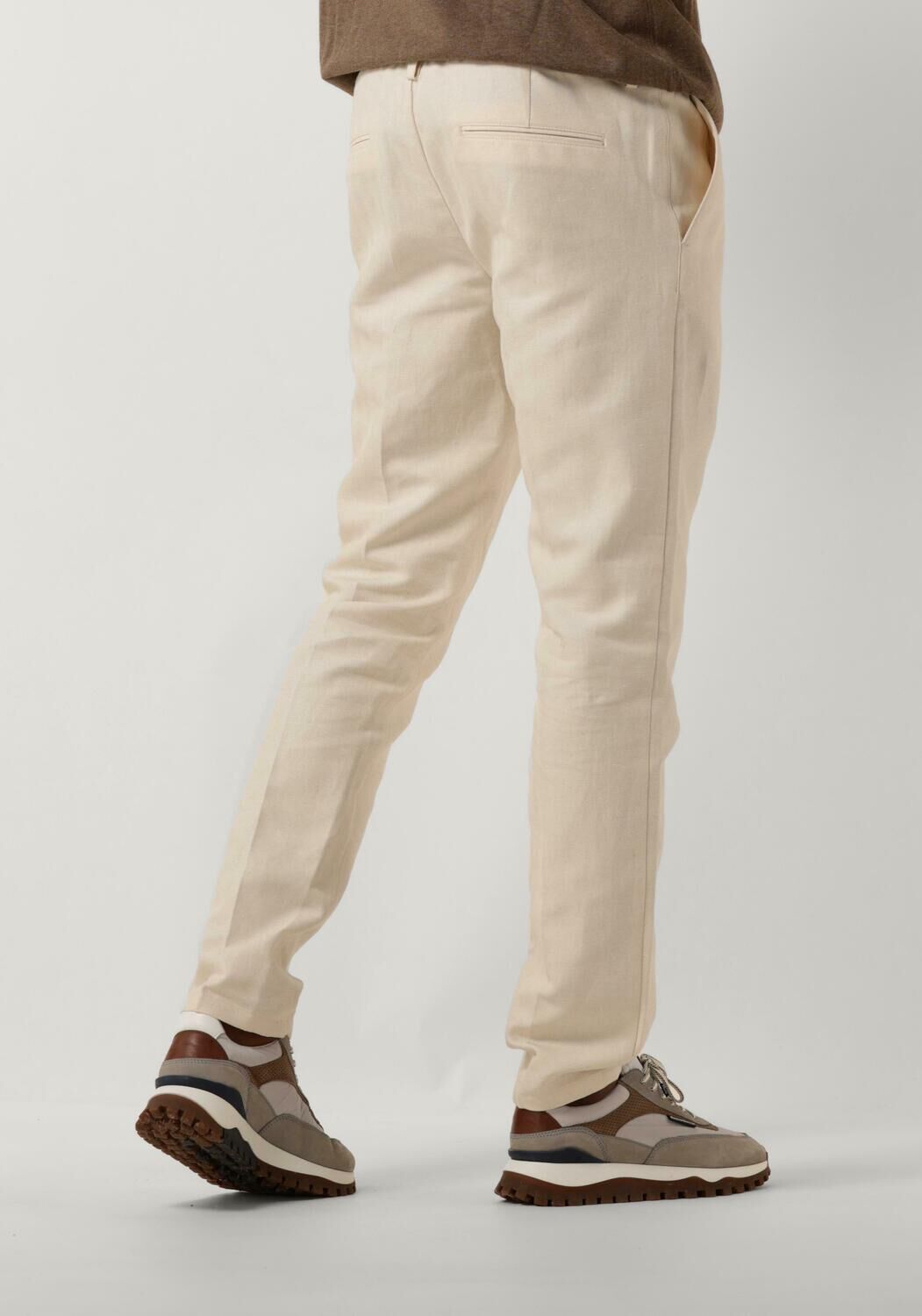 PROFUOMO Heren Broeken Trousers 842 Sportcord Gebroken Wit