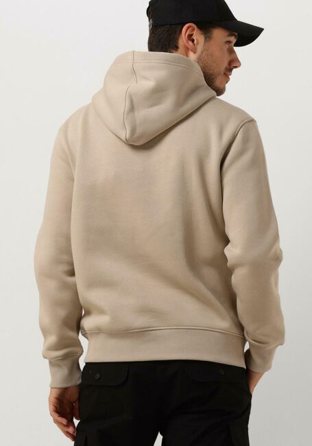 Taupe CALVIN KLEIN Sweater MONOLOGO HOODIE - large
