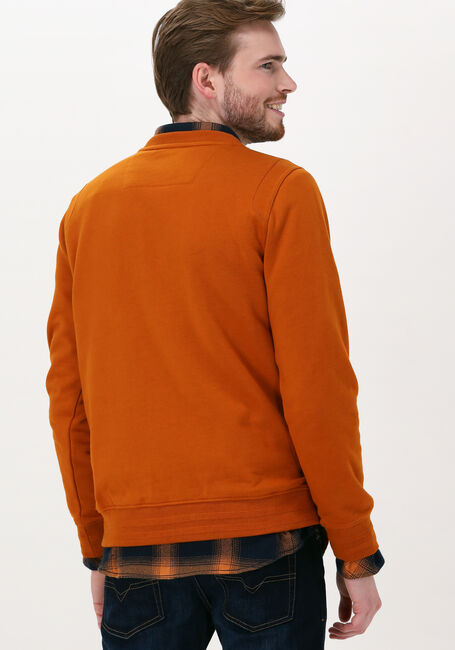 Oranje PME LEGEND Sweater LONG SLEEVE R-NECK BRUSHED SWE - large