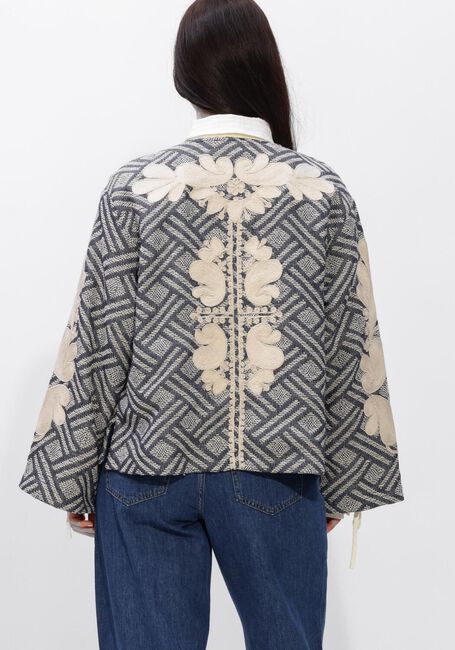 Blauwe SUMMUM Jack JACKET BLUE JACQUARD - large