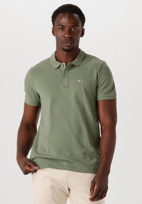 Groene TOMMY JEANS Polo TJM SLIM PLANCKET POLO EXT - large
