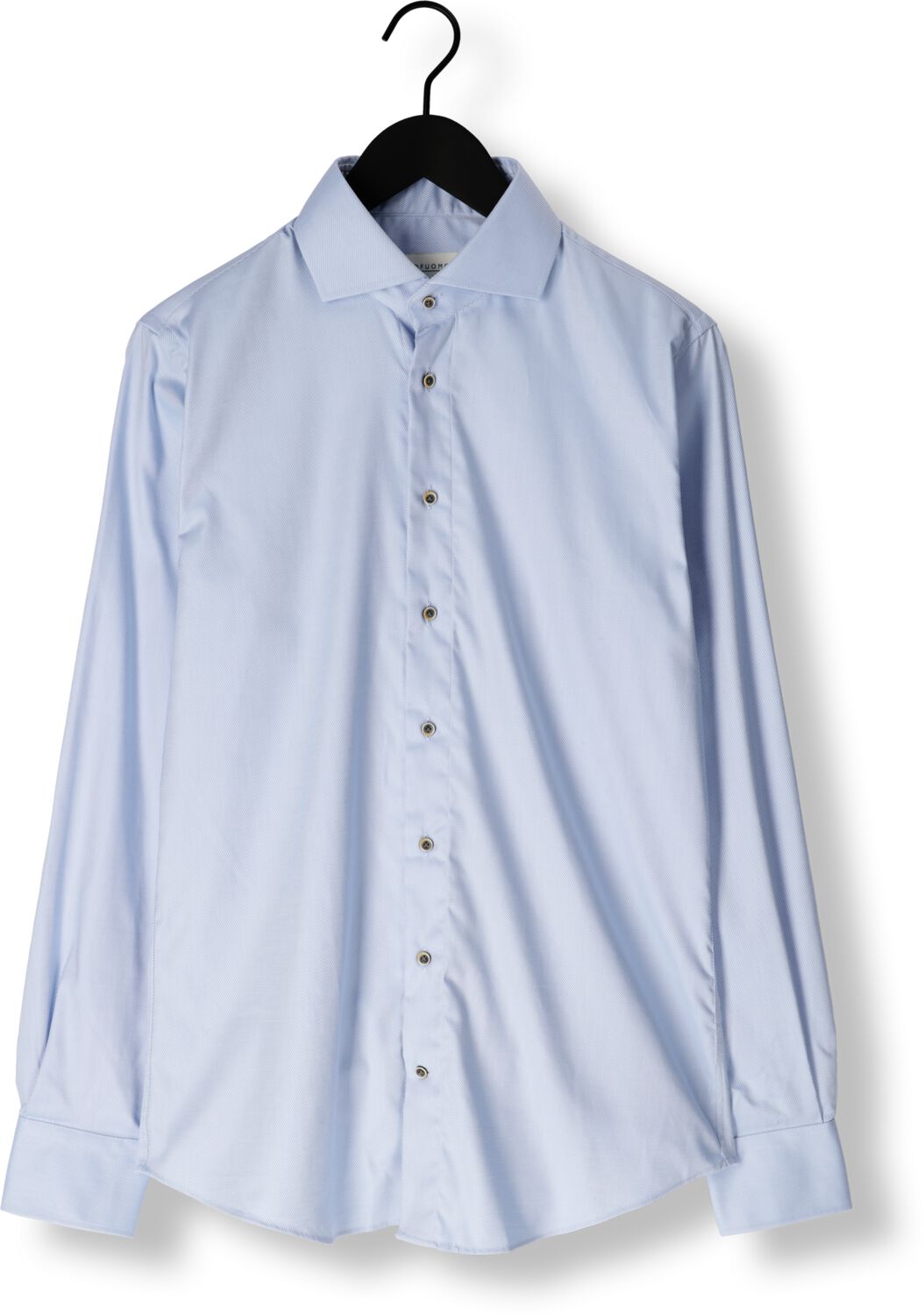 PROFUOMO Heren Overhemden Shirt Cutaway Sc Sf Non Iron Lichtblauw