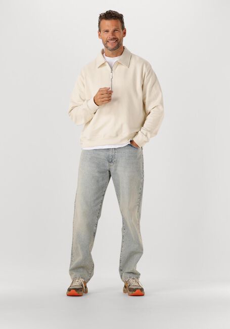 Creme WOODBIRD Trui WBTOM ZIP POLO - large