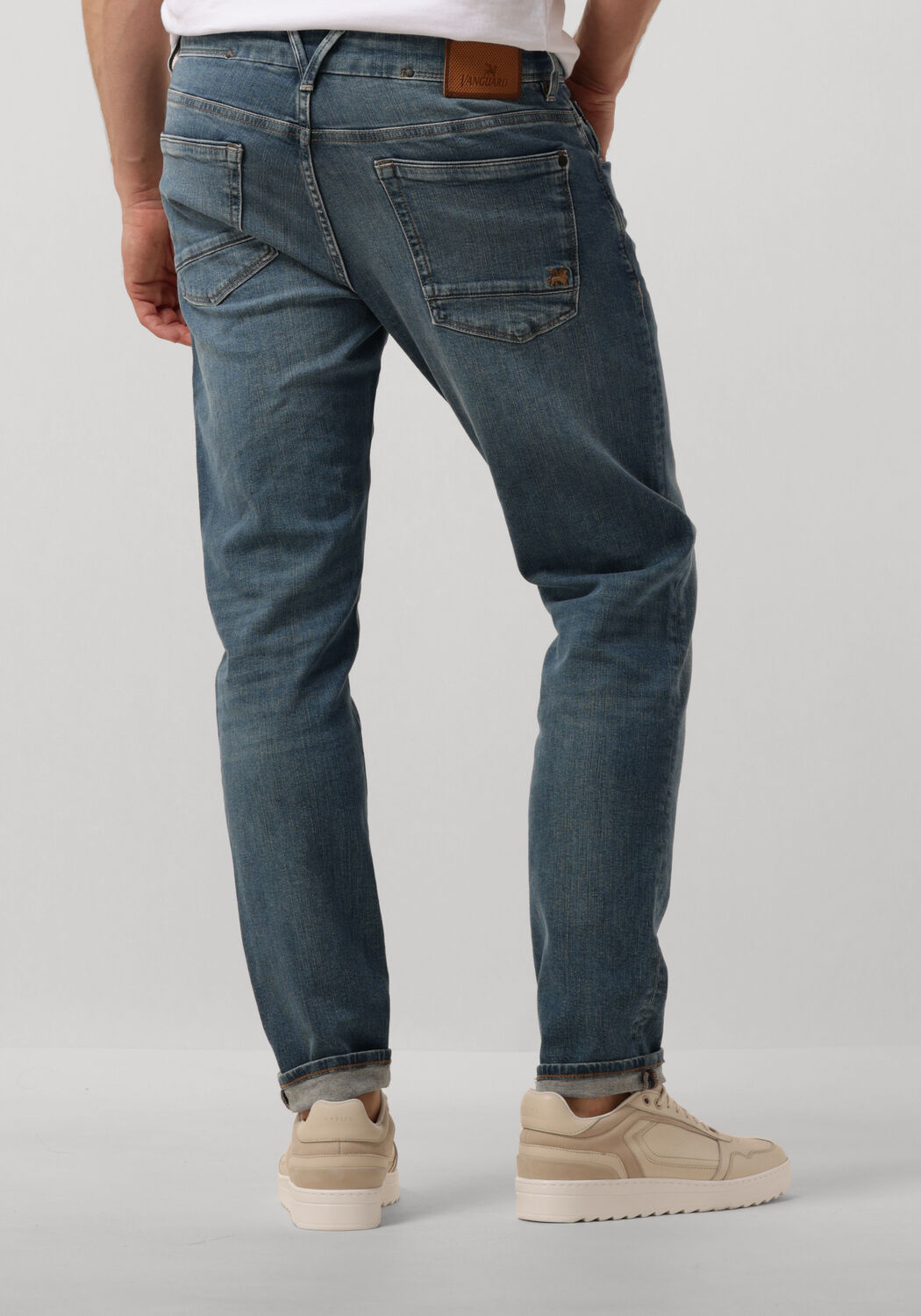 VANGUARD Heren Jeans V12 Rider Blauw