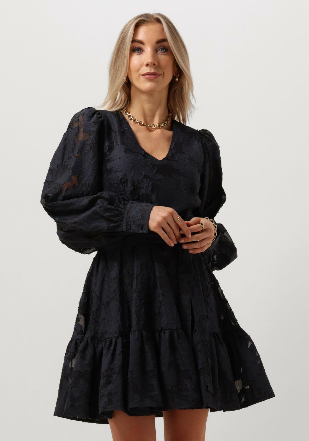 SELECTED FEMME Dames Jurken Slfcathi-sadie Short V-neck Dress Donkerblauw