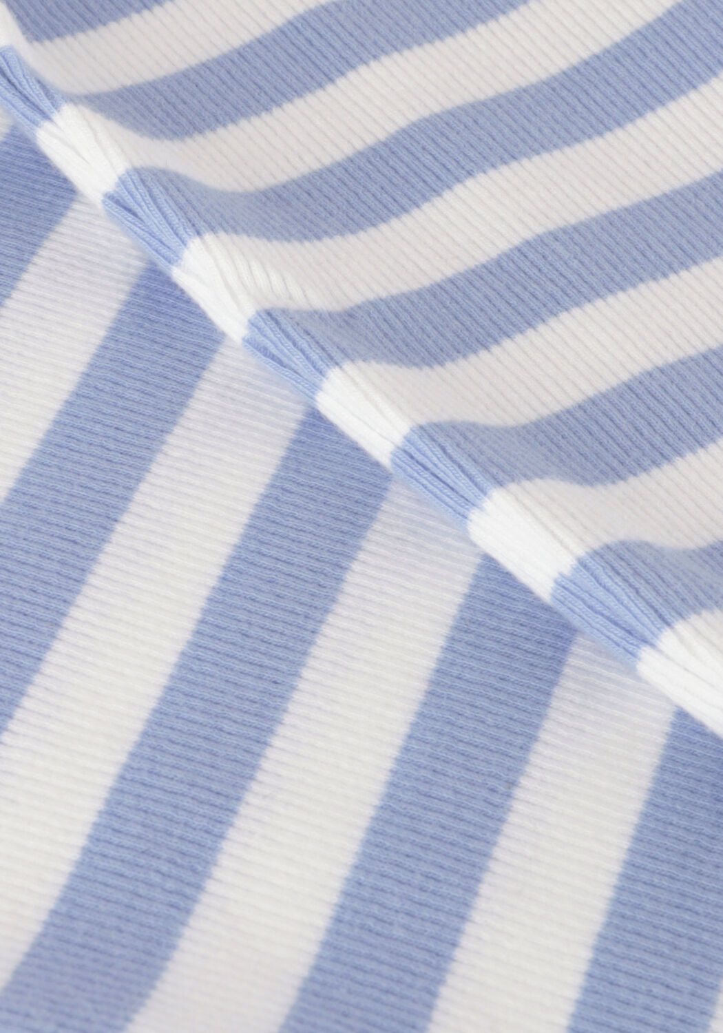 Blauwe TOMMY JEANS Tops & T-shirts TJW ESSENTIAL RIB STRIPE TOP - large