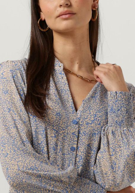Lichtblauwe SECOND FEMALE Mini jurk GIOIA MINI DRESS - large