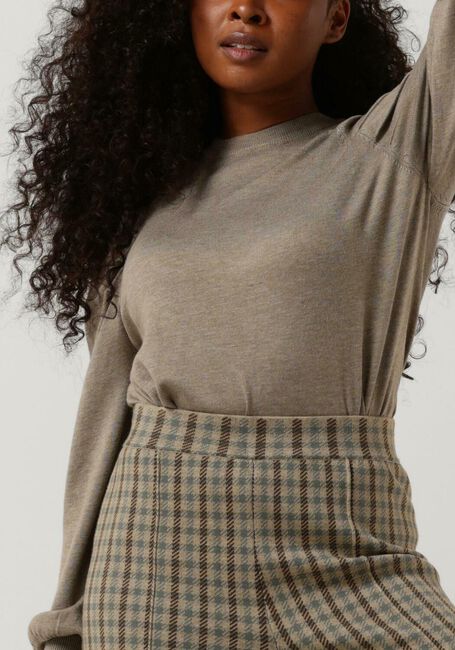 Taupe MINUS Trui SCARLET KNIT PULLOVER - large