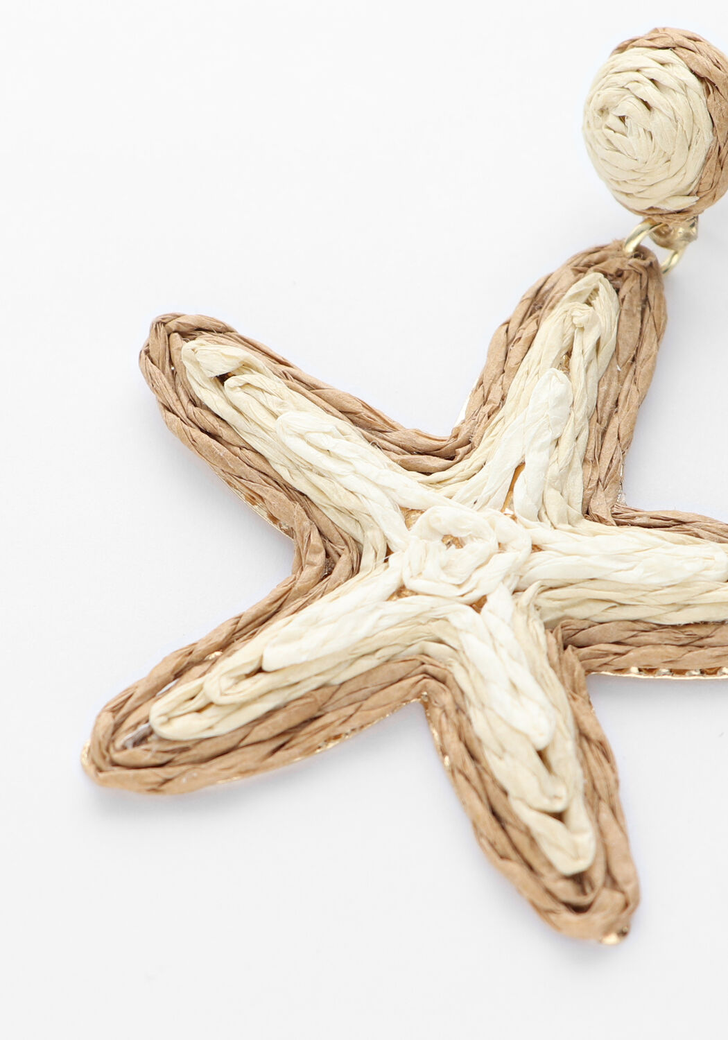 Beige NOTRE-V Oorbellen EARRING SEA STAR - large