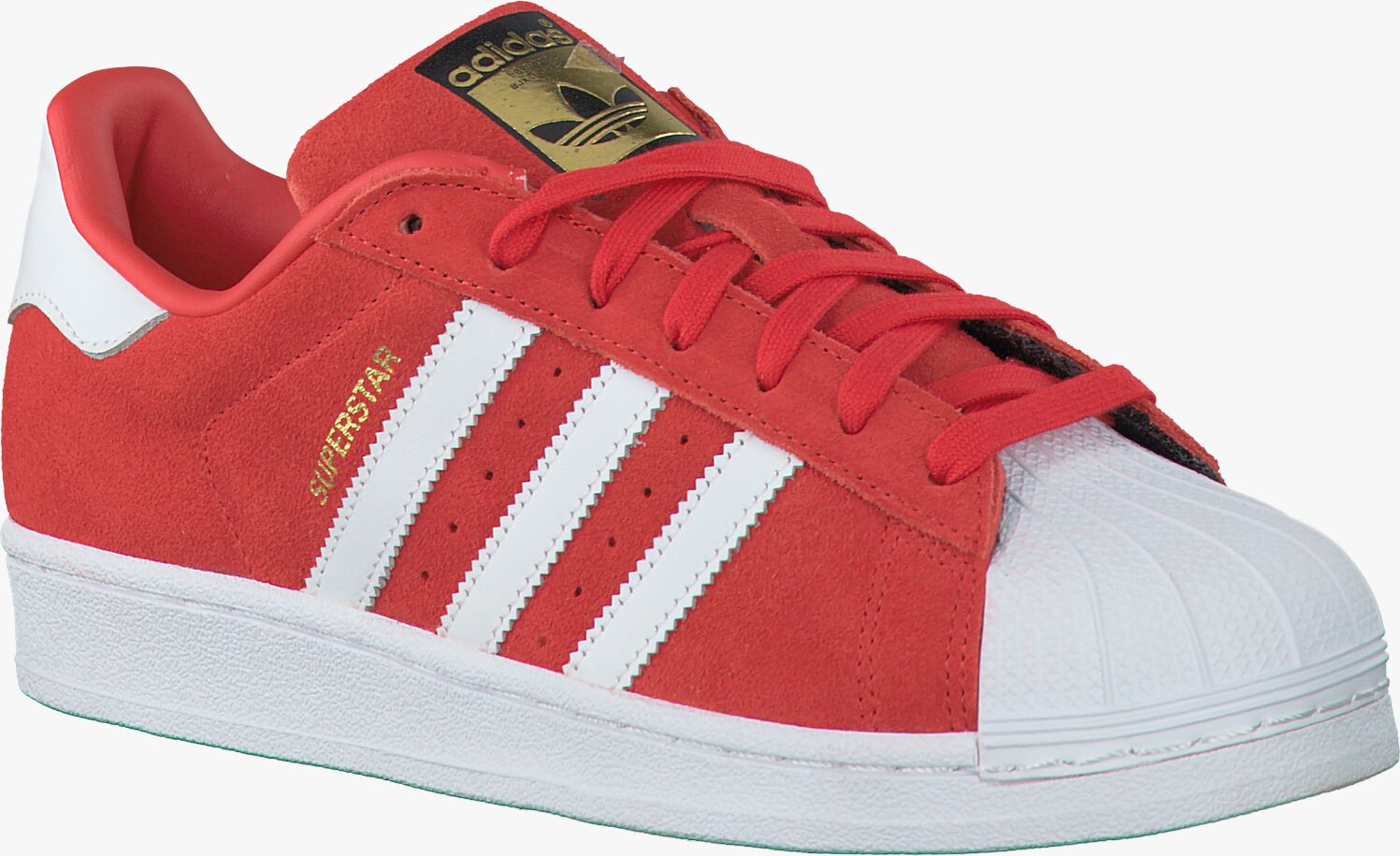 Rode ADIDAS Lage sneakers SUPERSTAR HEREN | Omoda