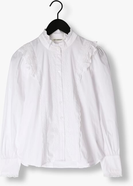 Witte CO'COUTURE Blouse ALVA ANGLAISE CUFF SHIRT - large