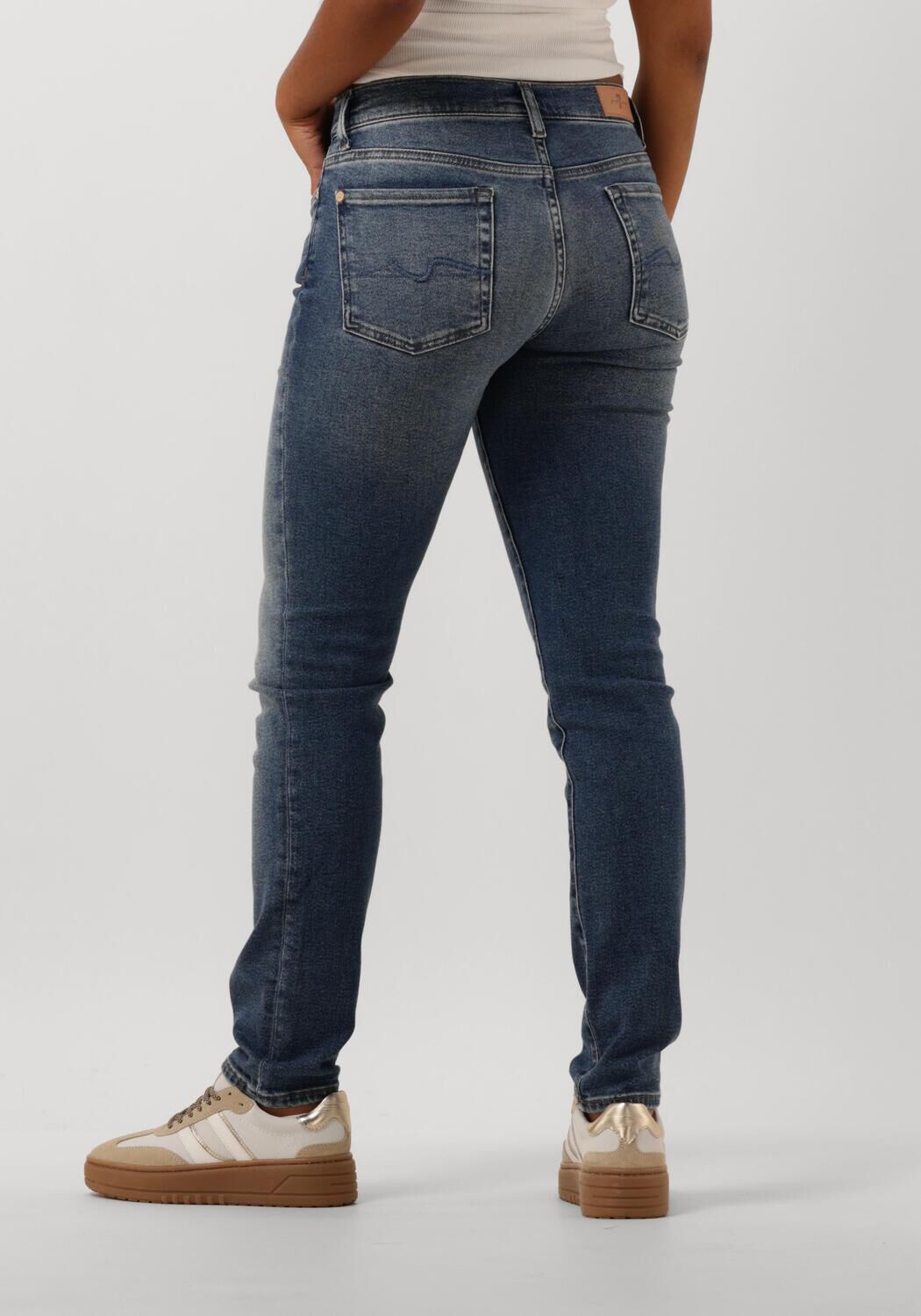 7 FOR ALL MANKIND Dames Jeans Roxanne Blauw