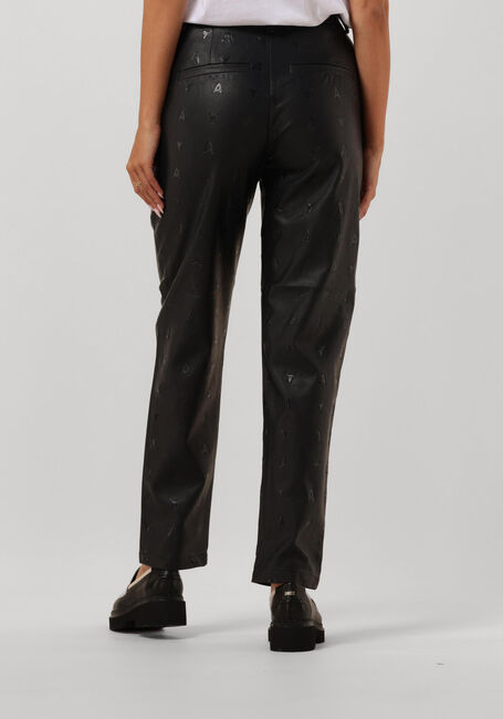 Zwarte ALIX THE LABEL Pantalon LOGO FO LEATHER PANTS - large