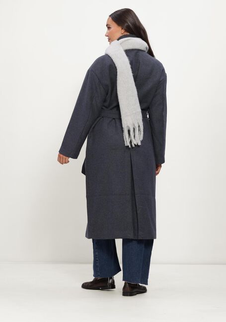 Donkerblauwe MSCH COPENHAGEN Mantel MSCHKEOLA SECILIA WOOL COAT - large
