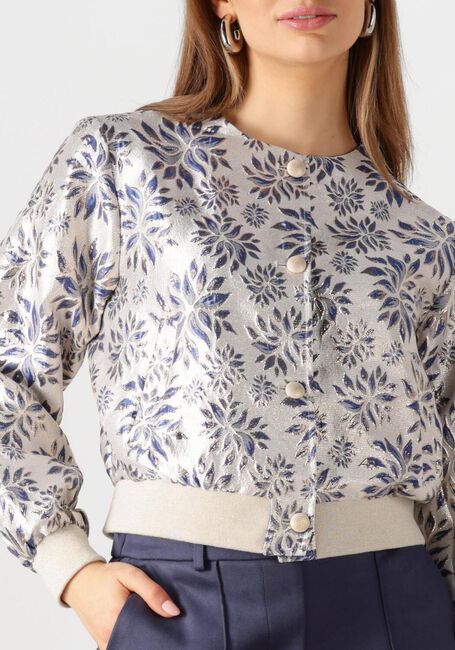 Blauwe NUKUS Jack MAUREEN JACKET FLOWER - large