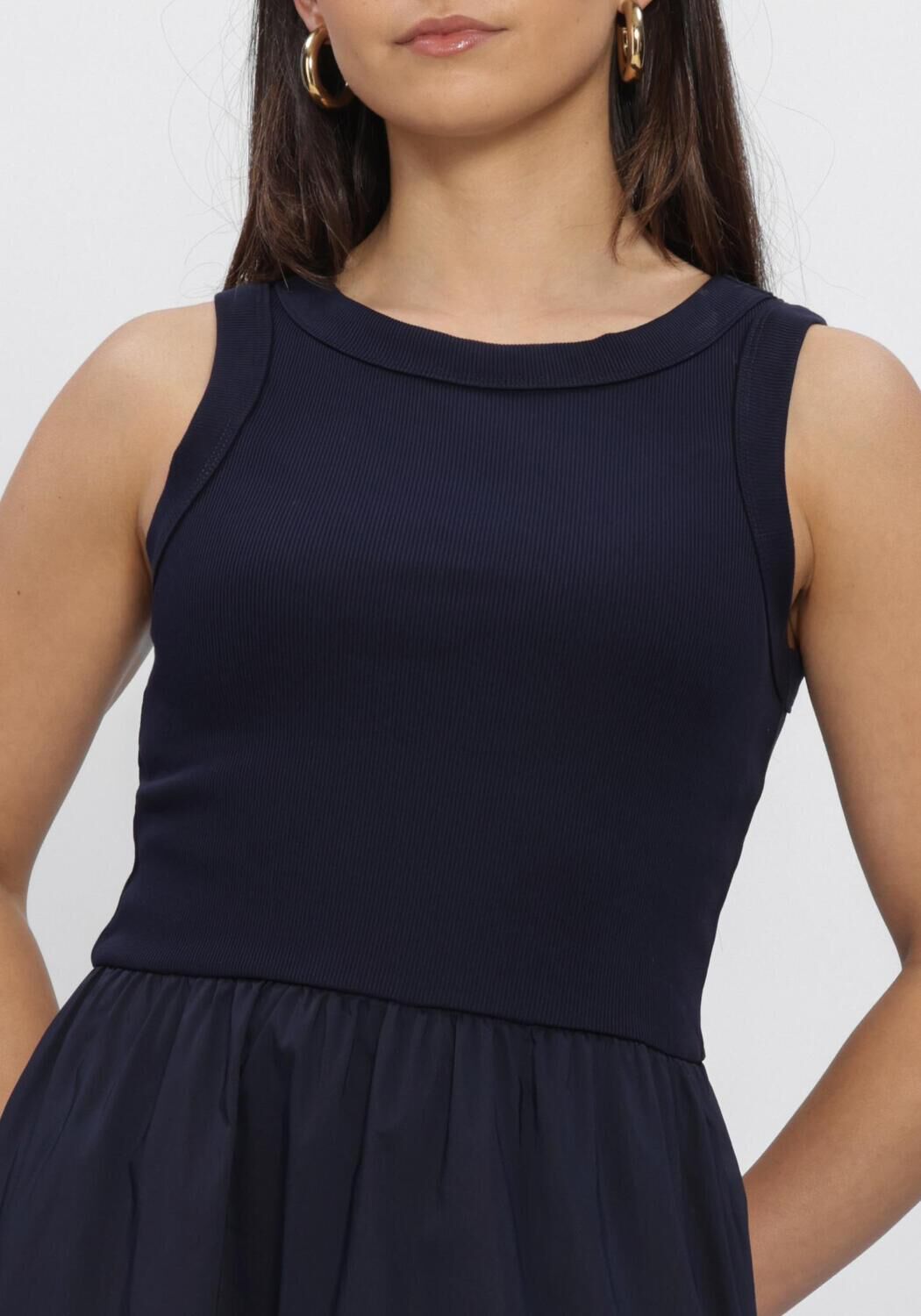 Donkerblauwe NOTRE-V Maxi jurk NV-HANNE - large