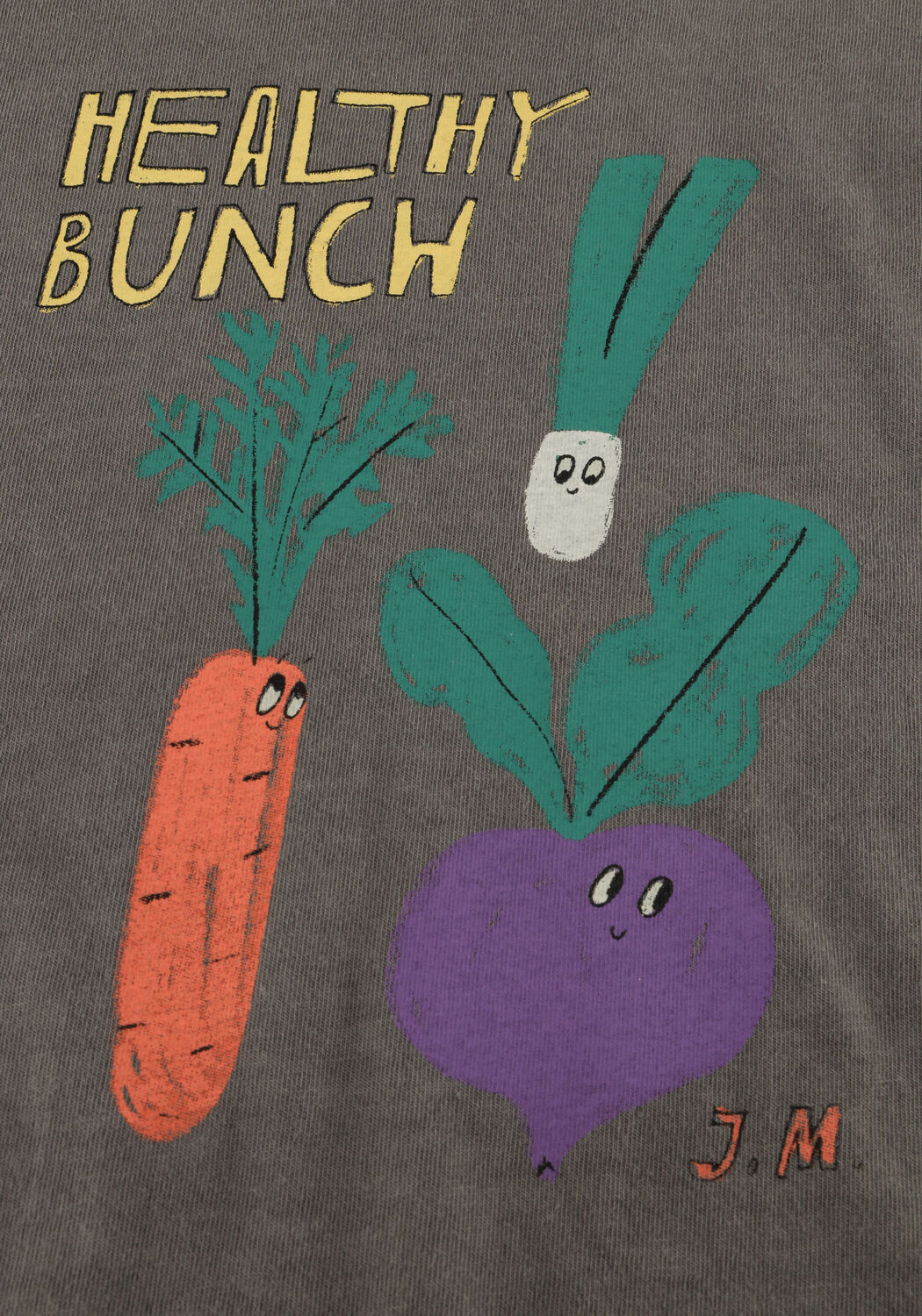 Donkergrijze Jelly Mallow Polo HEALTY BUNCH PIGMENT T-SHIRT - large