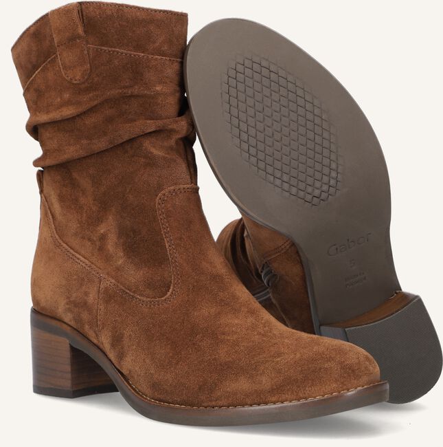 Cognac GABOR Enkellaarsjes 670.2 Cognac GABOR Enkellaarsjes 670.2 - large