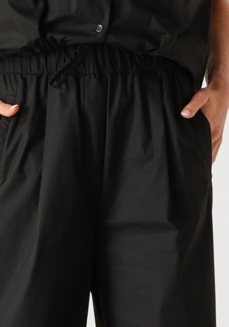 Zwarte BY-BAR Wijde broek BENJI POPLIN PANTS - large