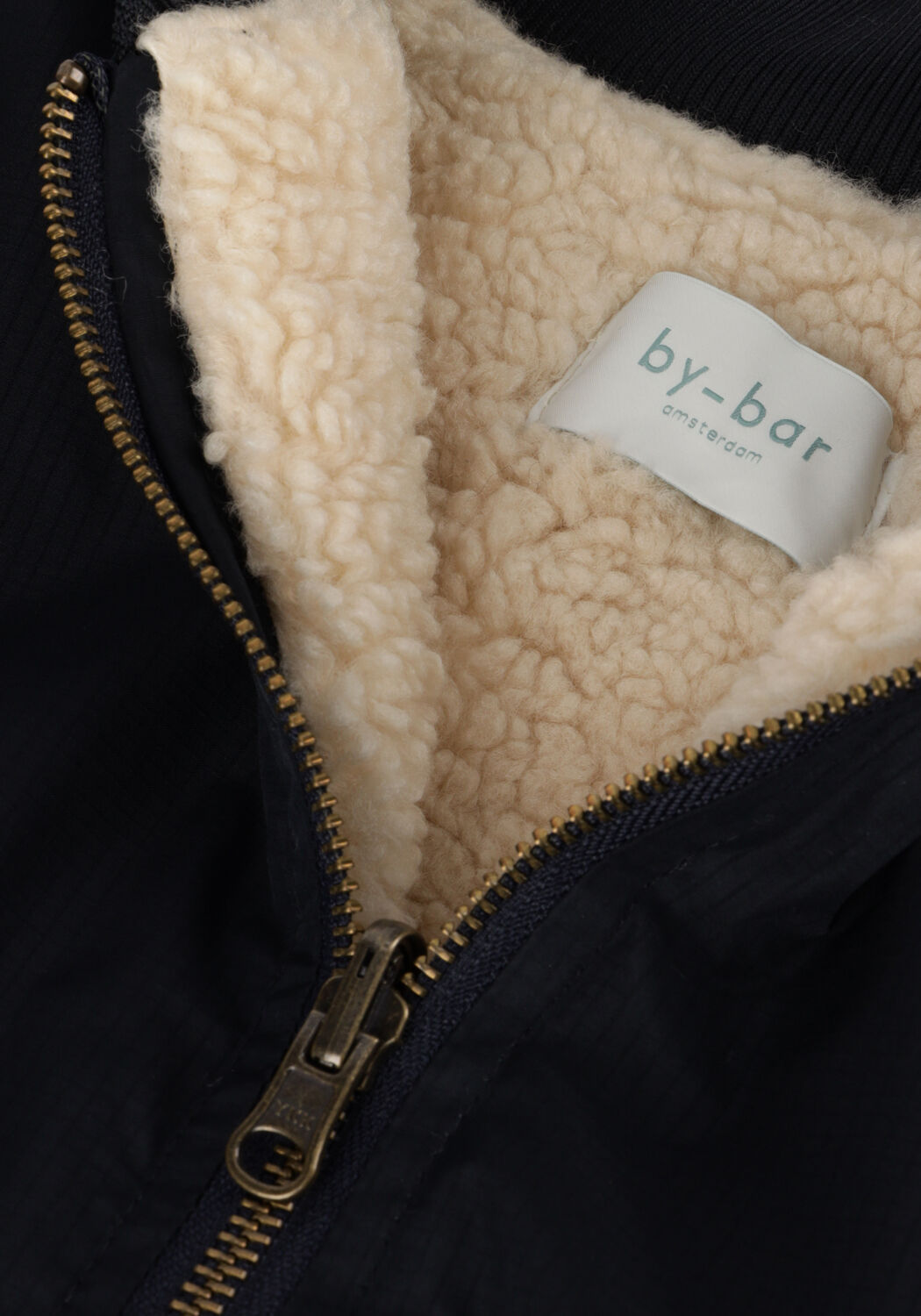 Donkerblauwe BY-BAR Bodywarmer ALEKSI SLEEVELESS JACKET - large