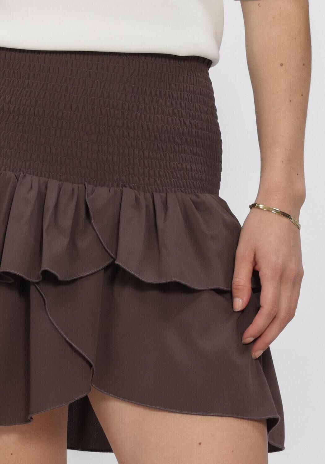 Bruine NEO NOIR Minirok CARIN R SKIRT - large