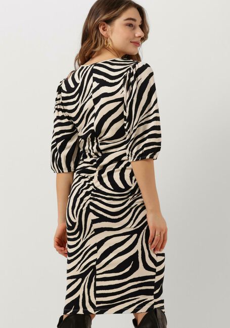 Taupe JANSEN AMSTERDAM Midi jurk DOVER - large