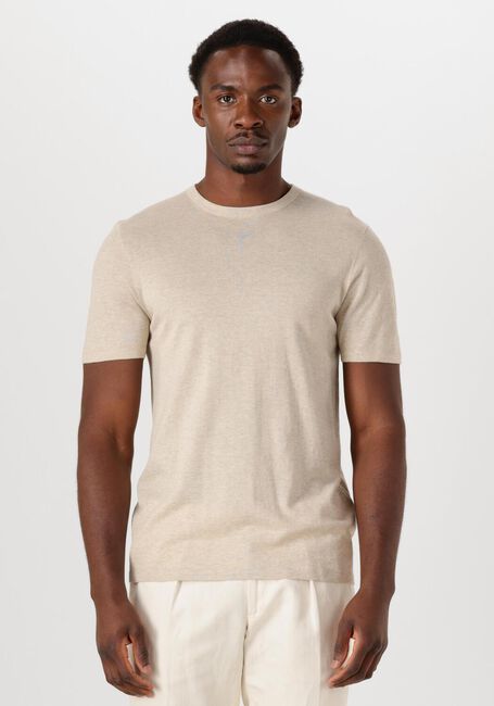 Beige PROFUOMO T-shirt T-SHIRT CREW NECK SS - large