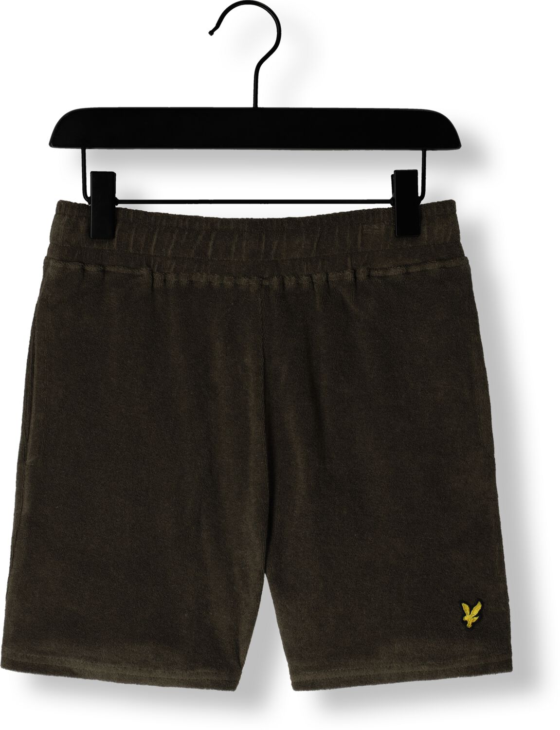 Lyle & Scott sweatshort MLB2012V w485 olive Groen Effen 128 134