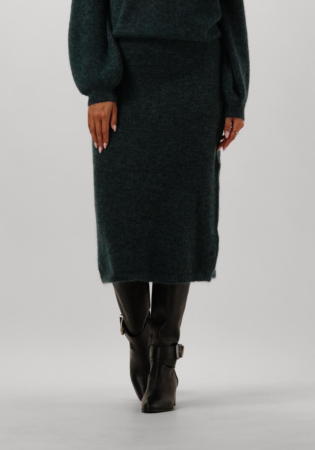 POM AMSTERDAM Dames Rokken Skirt Teal Green Groen