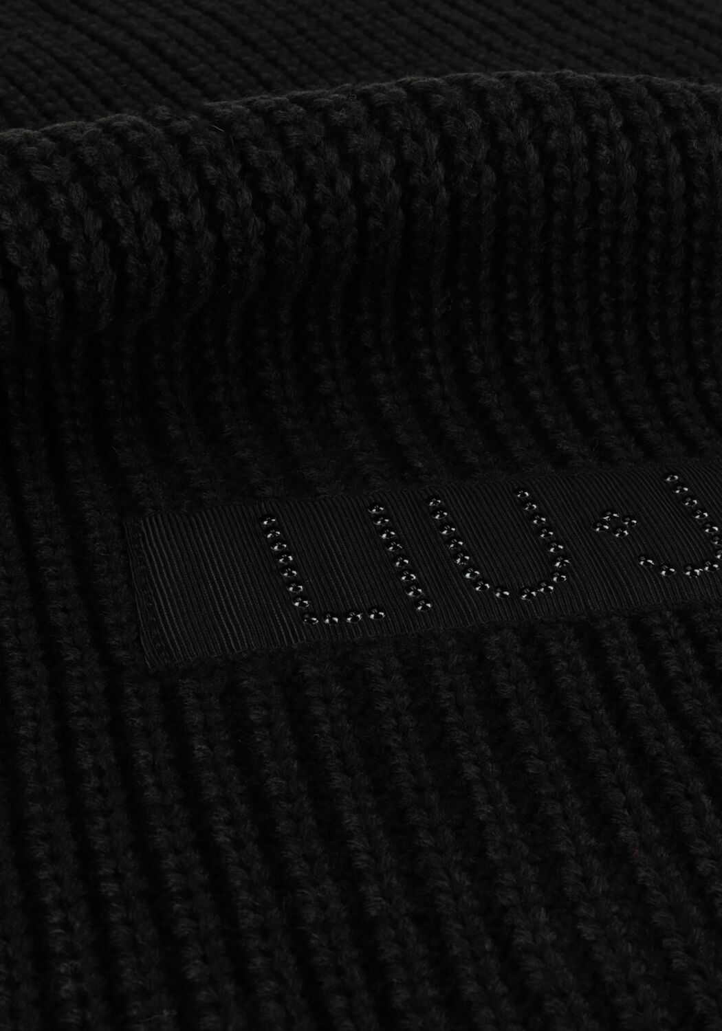 Zwarte LIU JO Sjaal LOGO SCARF/SHAWL 2 - large