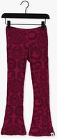Roze ALIX MINI Flared broek TEENS KNITTED GRAPHIC DRAGON FLARED PANTS
