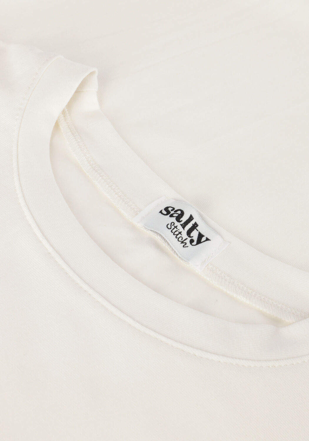 Salty Stitch Meisjes Tops & T-shirts Oversized Tee Off White Wit