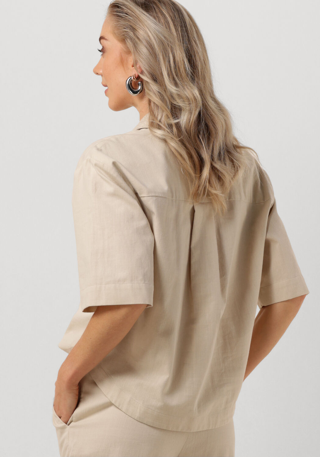 MODSTRÖM Modström Dames Blouses Cydneymd Ss Shirt Zand