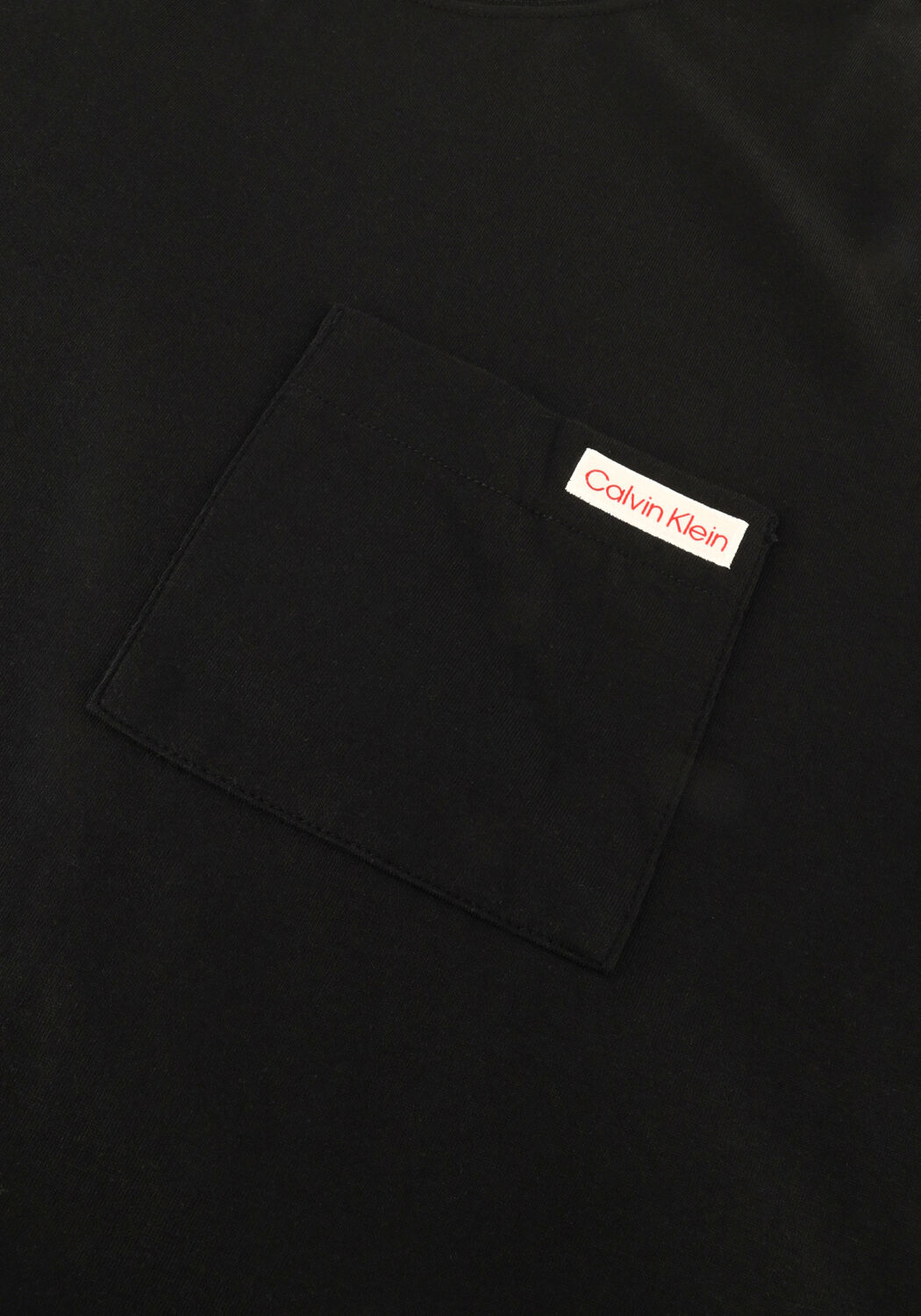 Zwarte CALVIN KLEIN T-shirt SS 20S JERSEY EASY COIN POCKET T - large