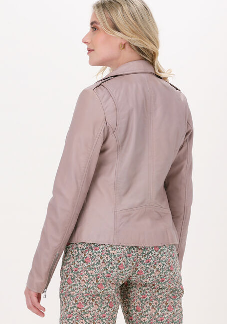 Roze GOOSECRAFT Leren jas JULIA BIKER - large
