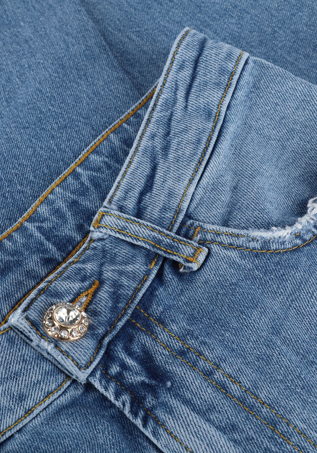 Blauwe LIU JO Straight leg jeans ECS PANT.DENIM STRAIGHT H.W. - large