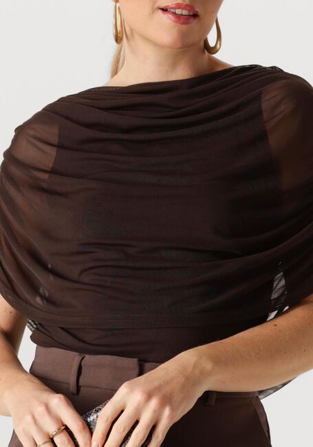Bruine NEO NOIR Top COTTUNA DRAPY MESH TOP - large