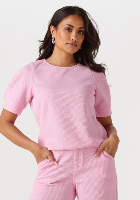 Lichtroze POM AMSTERDAM T-shirt SENNA ROSE - large