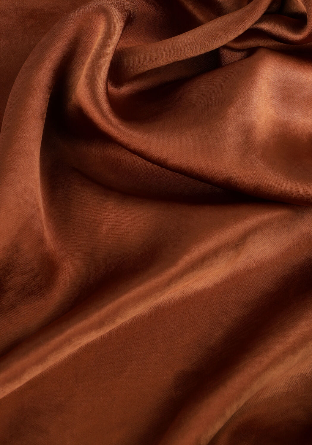 Bruine NOTRE-V Mini jurk NV-DORIS SATIN DRESS - large