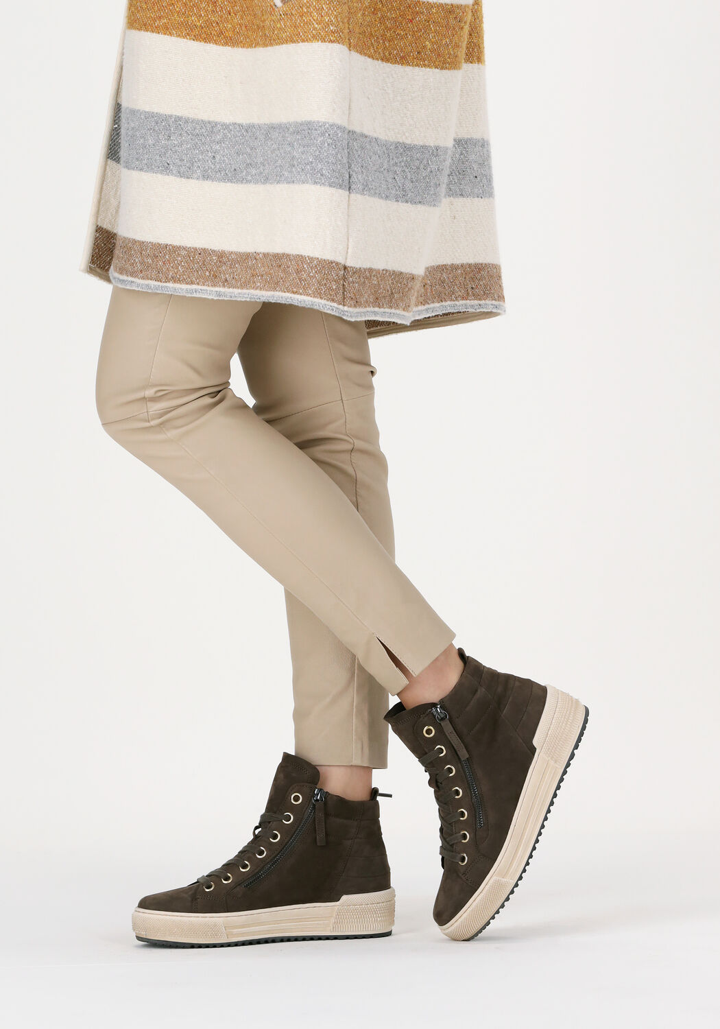 Bruine GABOR 488 Hoge sneaker | Omoda
