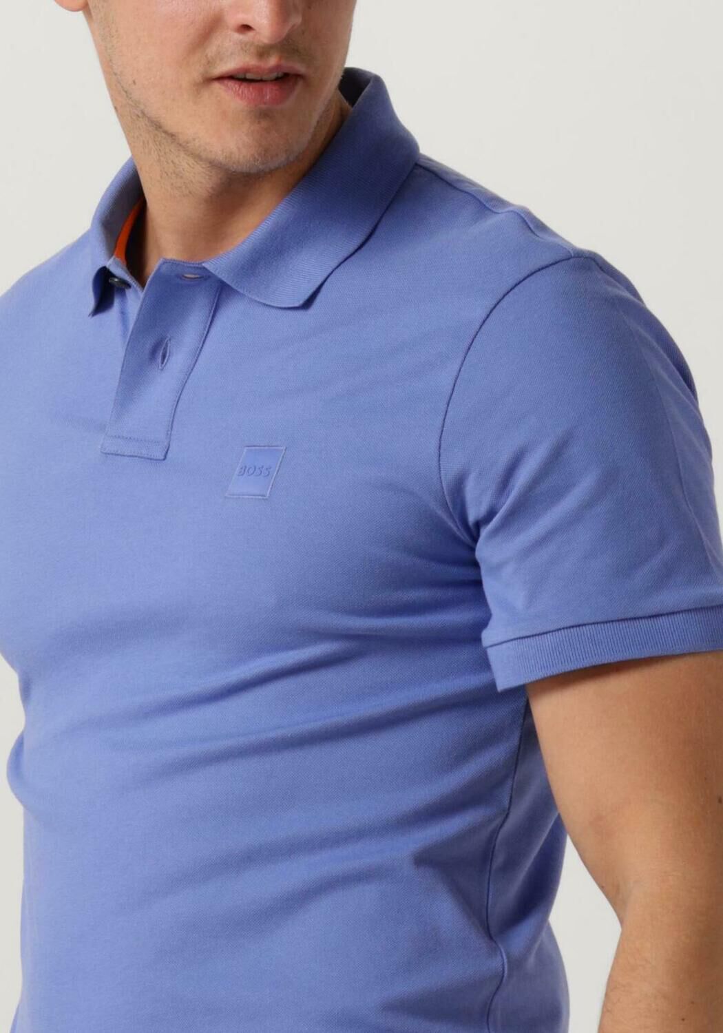 BOSS Heren Polo's & T-shirts Passenger Paars