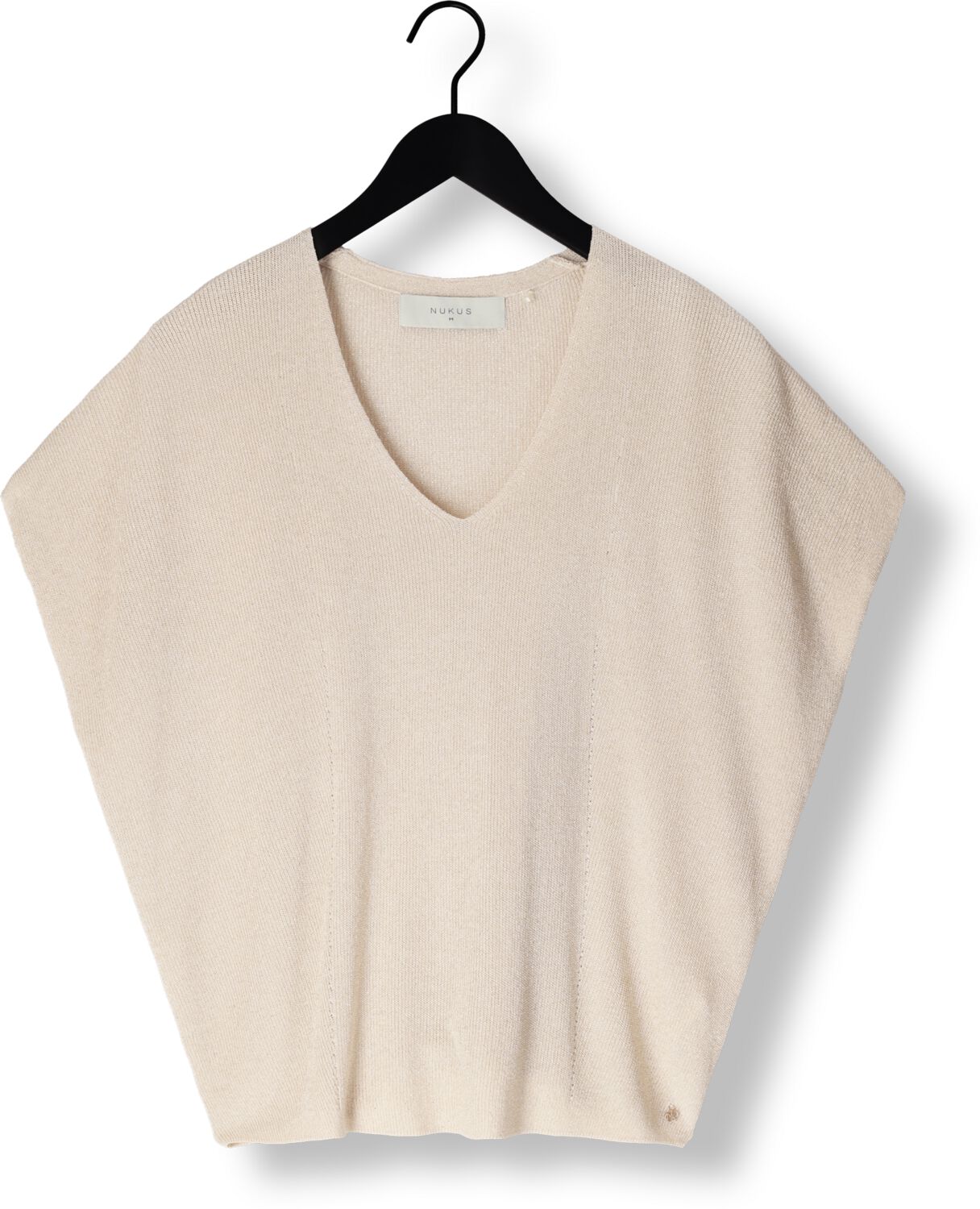 NUKUS Dames Tops & T-shirts Dina Top Lurex Gebroken Wit
