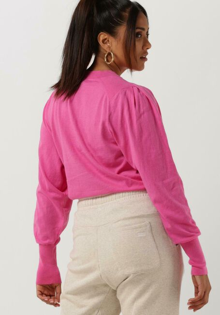 Roze 10DAYS Trui PLEATED SLEEVE KNIT SWEATER - large