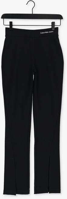 Zwarte CALVIN KLEIN Pantalon SPLIT HEM SLIM MILANO PANTS - large