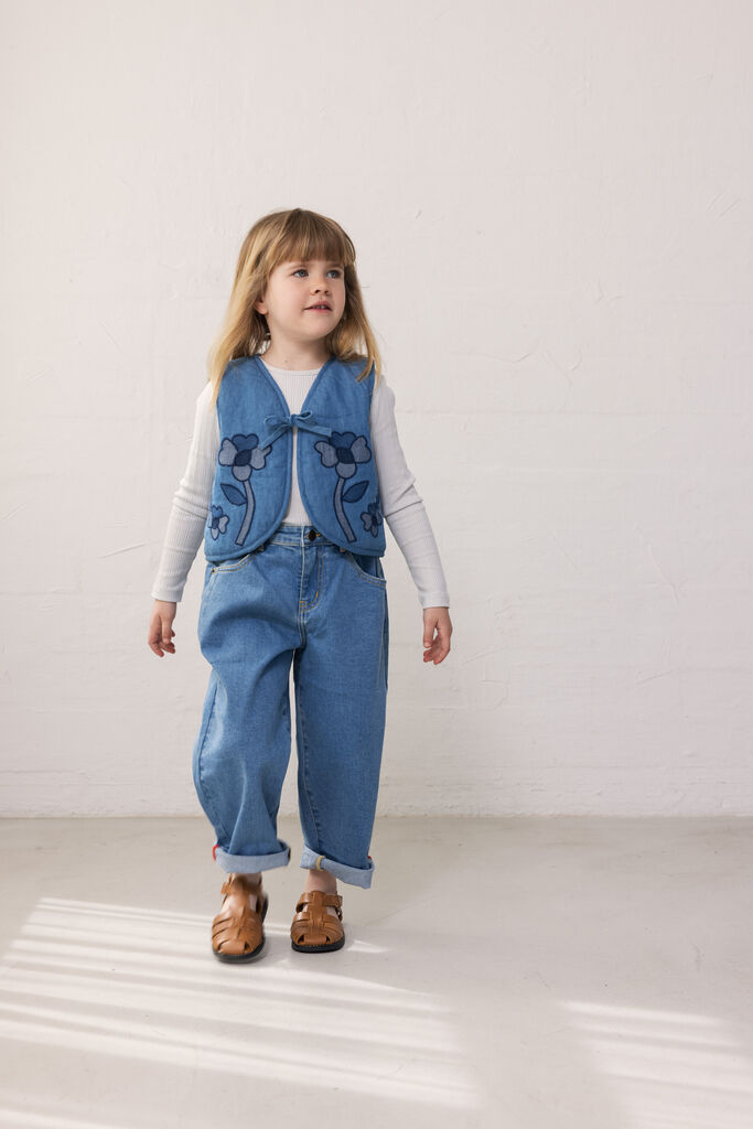 Blauwe MARMAR COPENHAGEN Gilet JOYCE - large