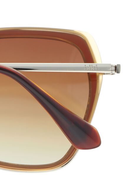 Bruine IKKI Zonnebril DONNA - large