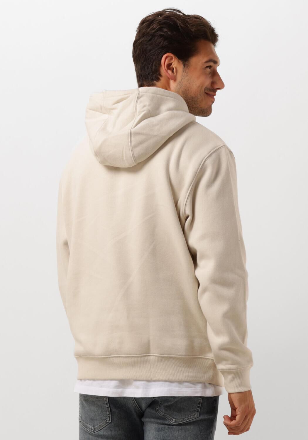 TOMMY JEANS Heren Truien & Vesten Tjm Reg S Flag Hoodie Beige